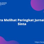 Cara Melihat Peringkat Jurnal di Sinta