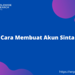 Cara Membuat Akun Sinta