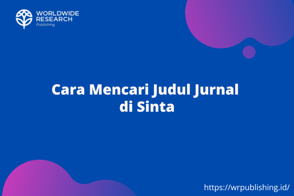 Cara Mencari Judul Jurnal di Sinta