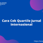 Cara Cek Quartile Jurnal Internasional