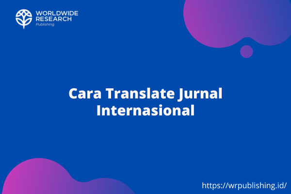 Cara Translate Jurnal Internasional