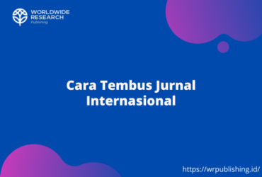 Cara Tembus Jurnal Internasional
