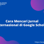 Cara Mencari Jurnal Internasional di Google Scholar