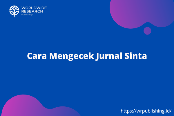 Cara Mengecek Jurnal Sinta