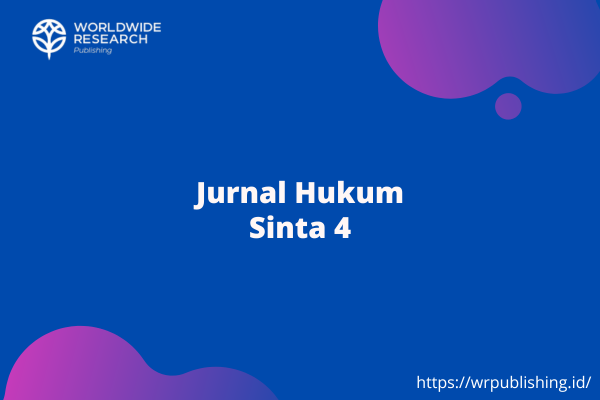 Jurnal Hukum Sinta 4