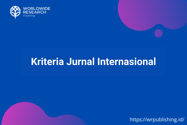 Kriteria Jurnal Internasional