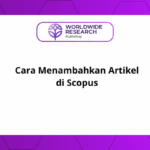 Cara Menambahkan Artikel di Scopus