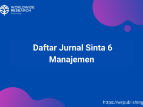 Daftar Jurnal Sinta 6 Manajemen