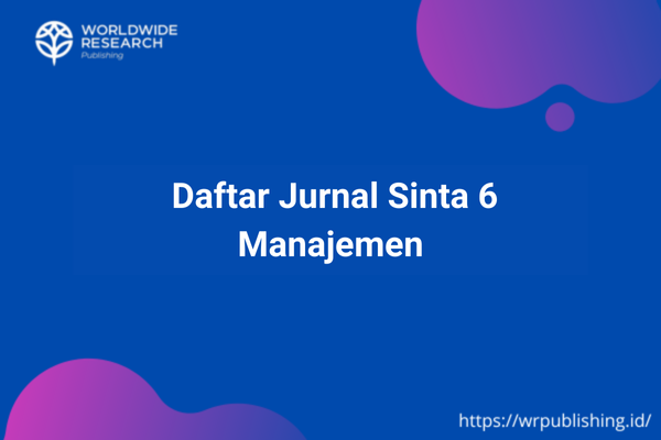 Daftar Jurnal Sinta 6 Manajemen