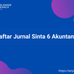 Daftar Jurnal Sinta 6 Akuntansi