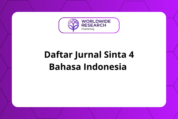 Daftar Jurnal Sinta 4 Bahasa Indonesia Agustus 2025