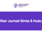Daftar Jurnal Sinta 6 Hukum