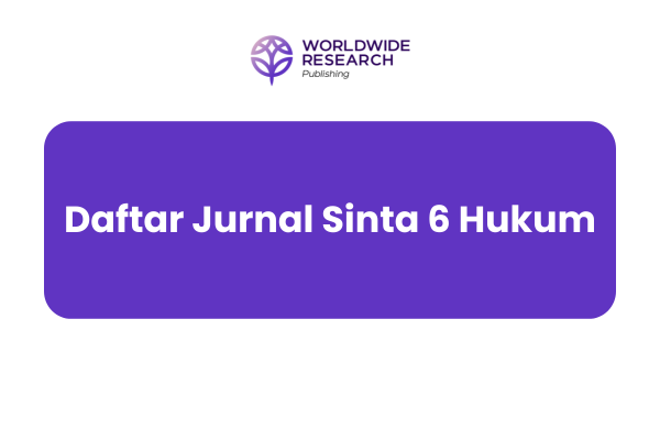 Daftar Jurnal Sinta 6 Hukum