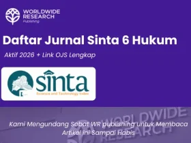 Daftar Jurnal Sinta 6 Hukum